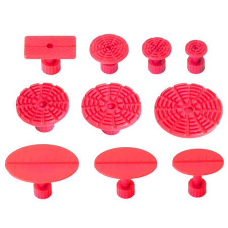 LARGE Mushroom tabs PDR Adapters | Removing, pulling dents | Red, 10 pieces