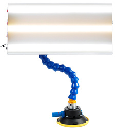 Lampă de umbră LED | Culori calde și reci | Ventuză de vid și "gât de gașca" incluse în set